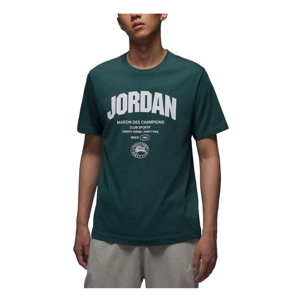Air Jordan Sport Dri-FIT Graphic T-Shirt Asia Sizing 'Oxidized Green' FZ1926-366