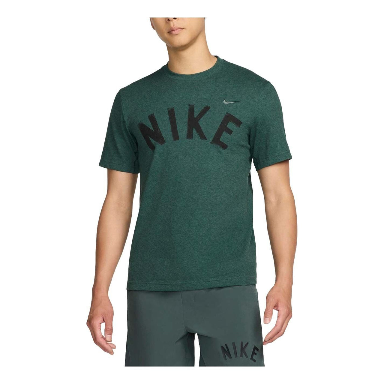 Nike Primary Swoosh Dri-FIT Training T-Shirt Asia Sizing 'Vintage Green' FV9771-338
