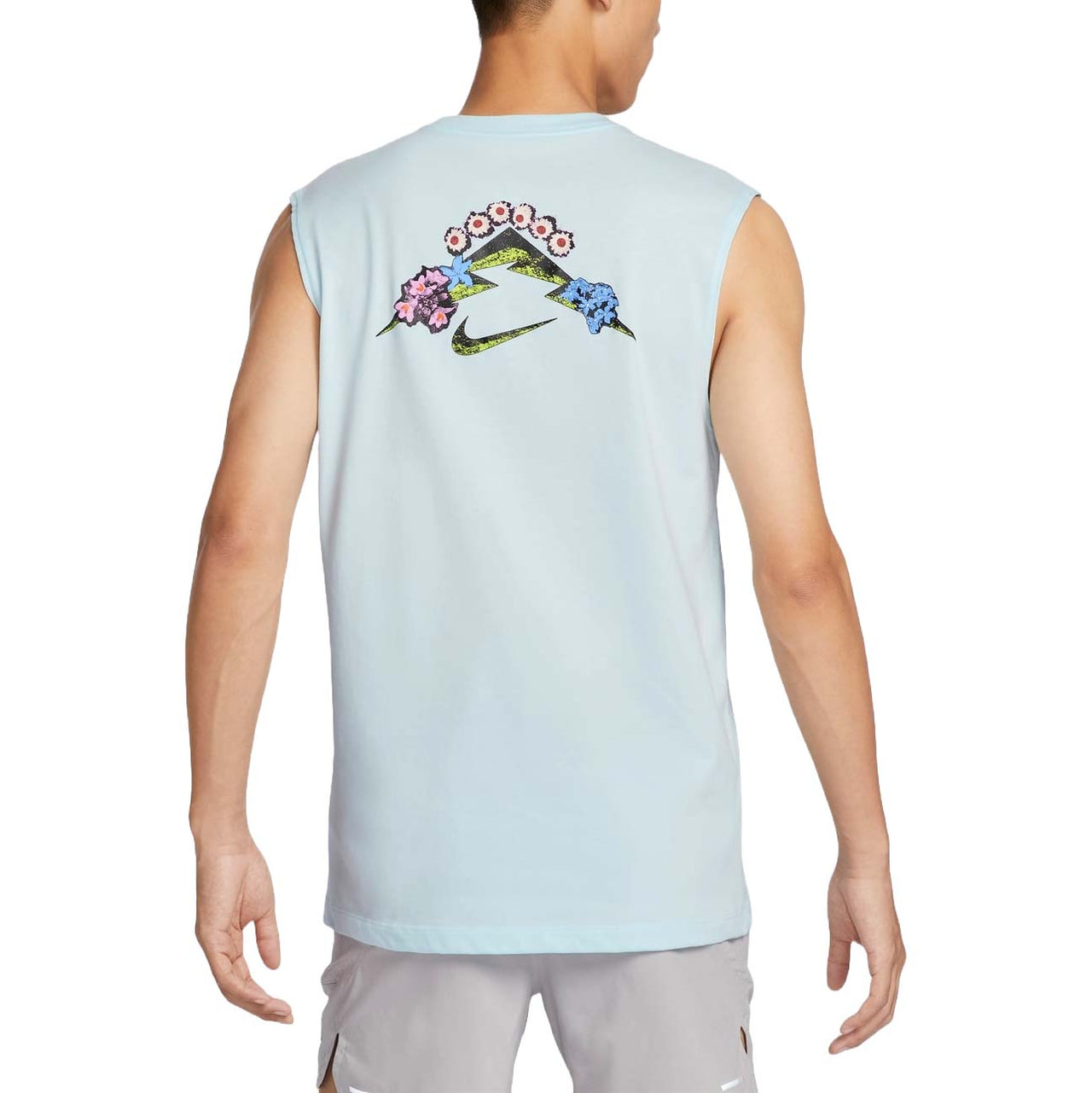 Nike Dri-FIT Running Tank Asia Sizing 'Glacier Blue' FZ8053-474