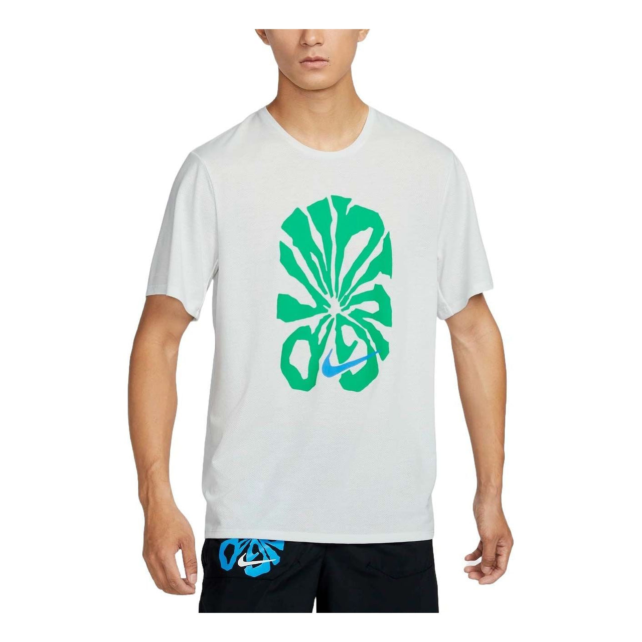 Nike Rise 365 Run Energy Dri-FIT Running T-Shirt Asia Sizing 'Summit White' FZ1081-121