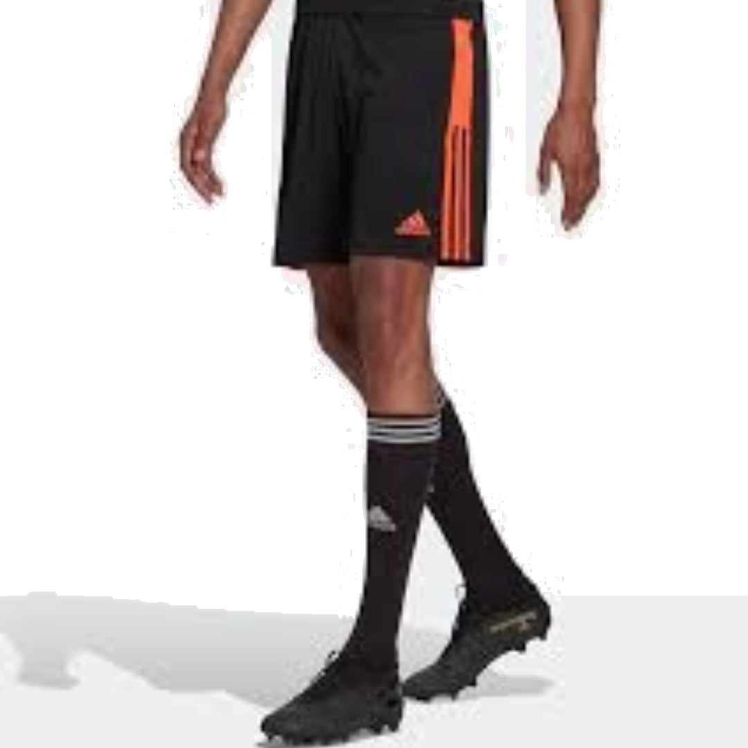 adidas Tiro Essentials Shorts 'Black Red' HM7934