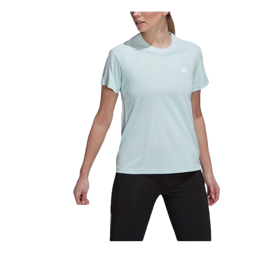 (WMNS) adidas Run It Running T-Shirt 'Blue' HL1456