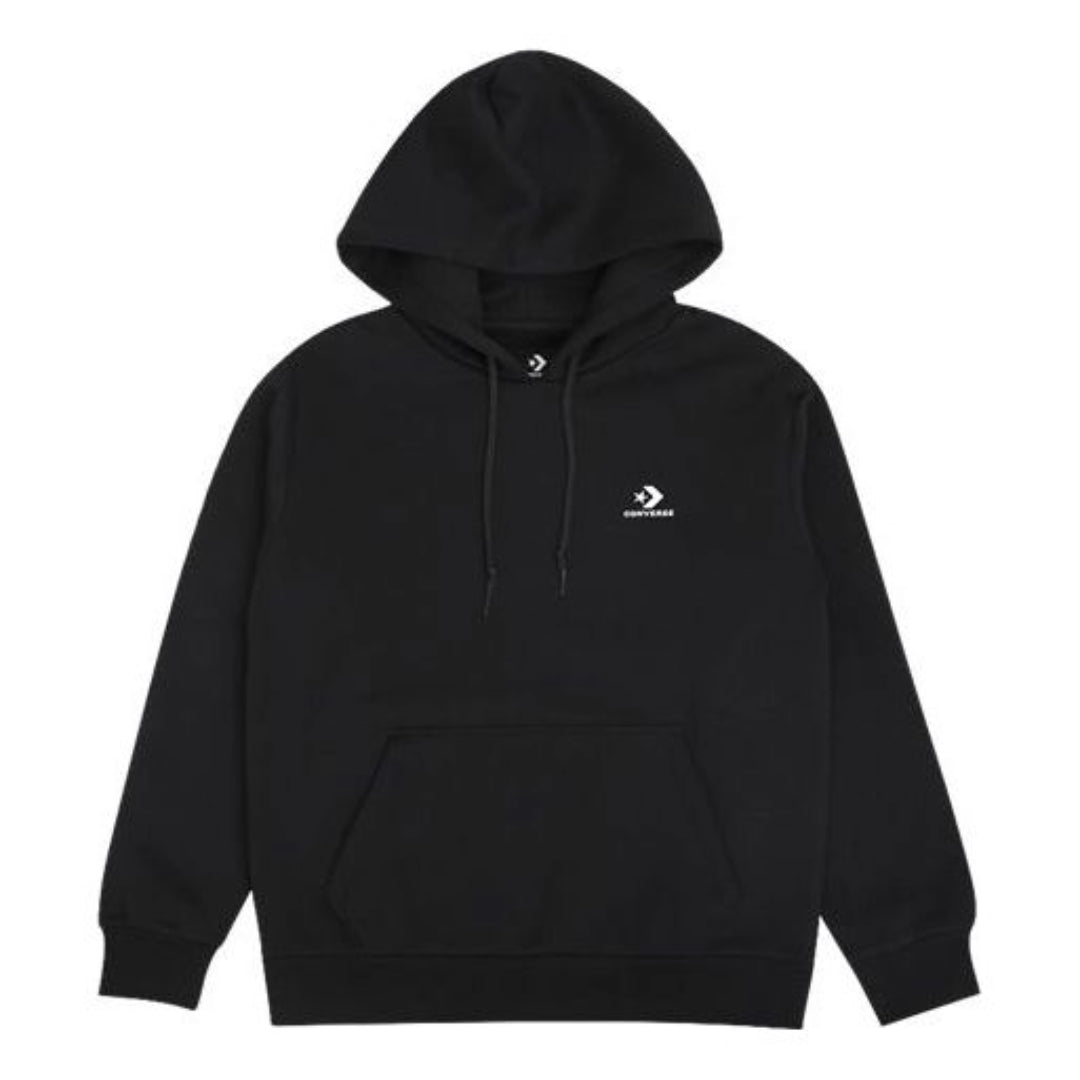 (WMNS) Converse Embroidered Star Chevron Pullover 'Black' 10020872-A01