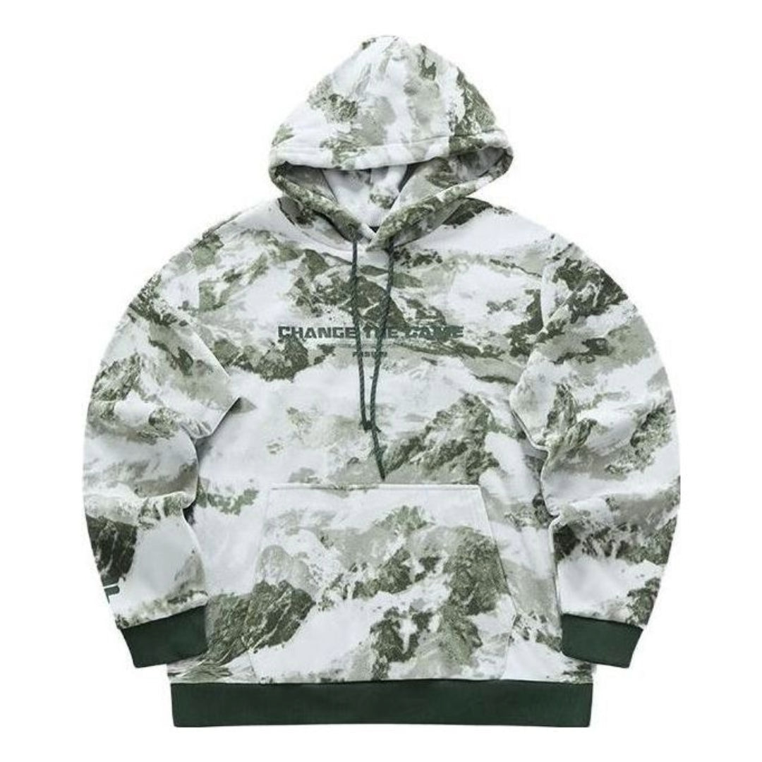 FILA FUSION Fashion Hoodie 'White Green' T11M341207F-GN