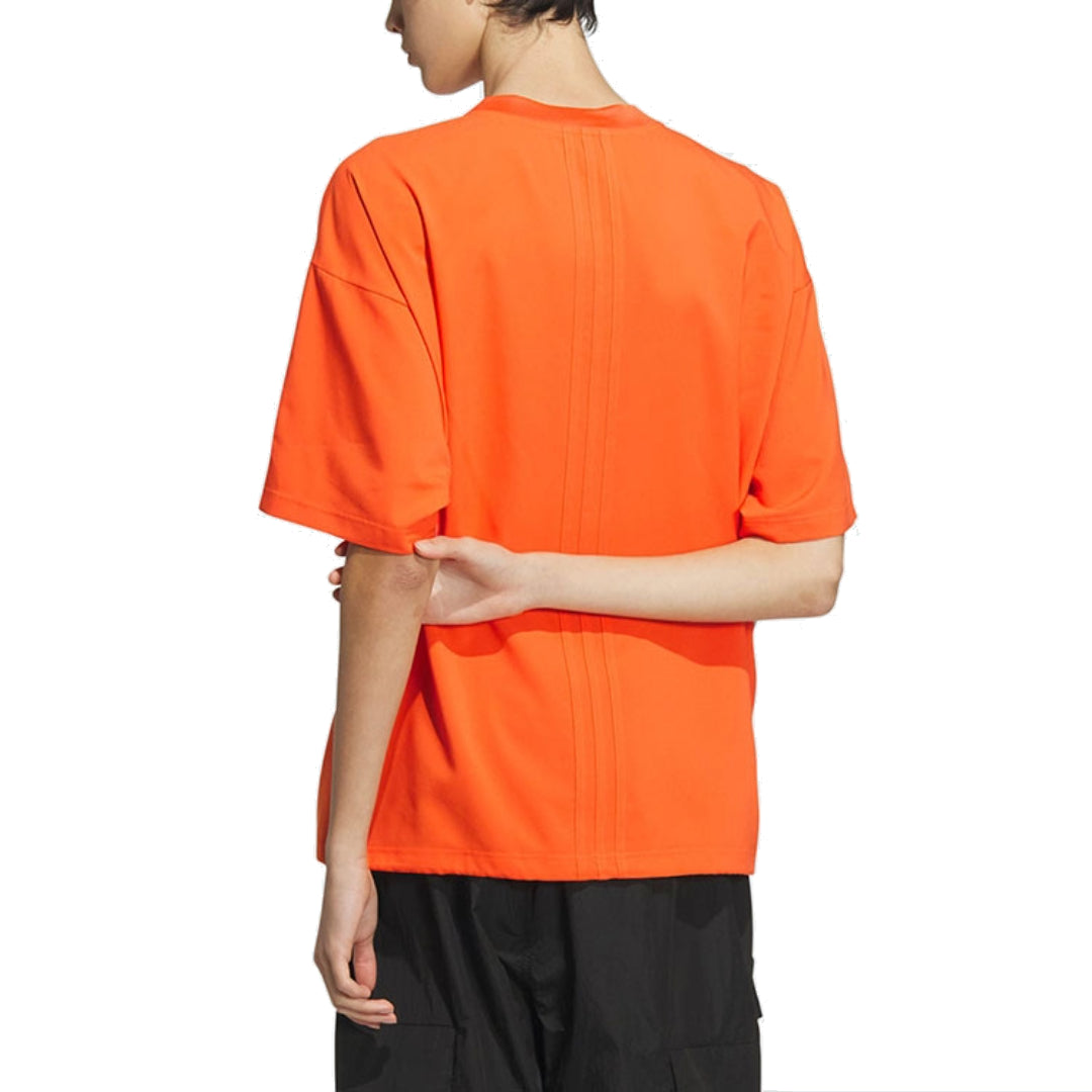 adidas Future Style T-Shirt Asia Sizing 'Orange White' JI9907