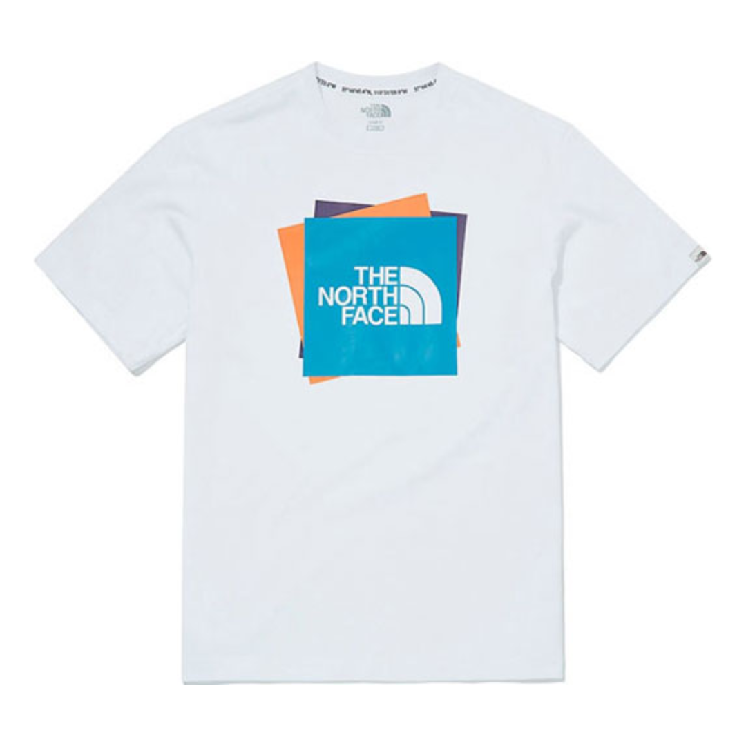 THE NORTH FACE Moving Box T-Shirt 'White Blue' NT7UM14J