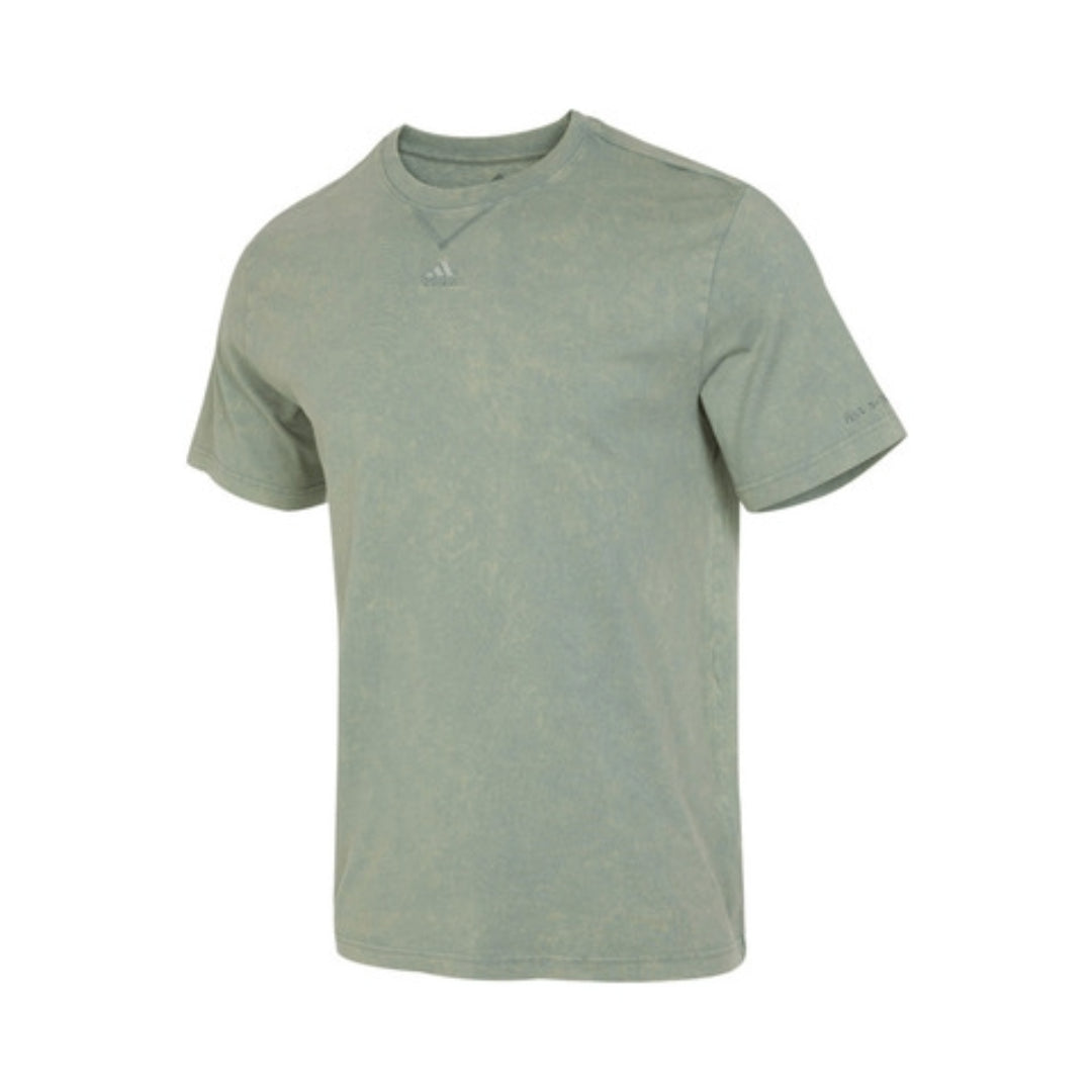 adidas ALL SZN Garment-Wash Te-Shirt 'Olive Green' IK4275