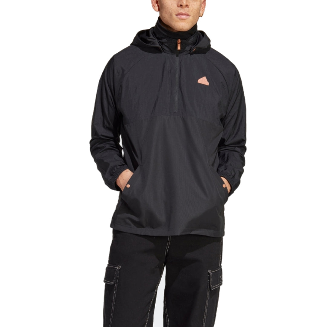 adidas Lift Your Mind Windbreaker Jacket 'Black' IP3726