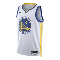 Nike Dri-Fit NBA Golden State Warriors Association Edition 22-23 Jersey 'White Blue Yellow' DN2077-106