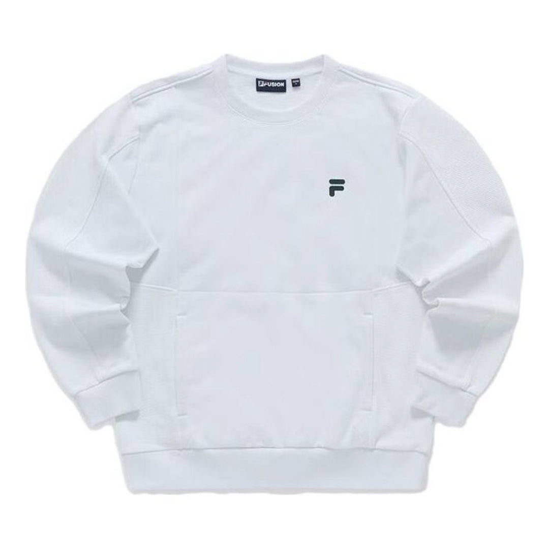 FILA FUSION Graphic Sweater 'Teal Black' T11M341213F-WT