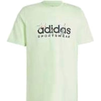 adidas Landscape Sportswear Graphic T-Shirt Asia Sizing 'Green Black' IM8306