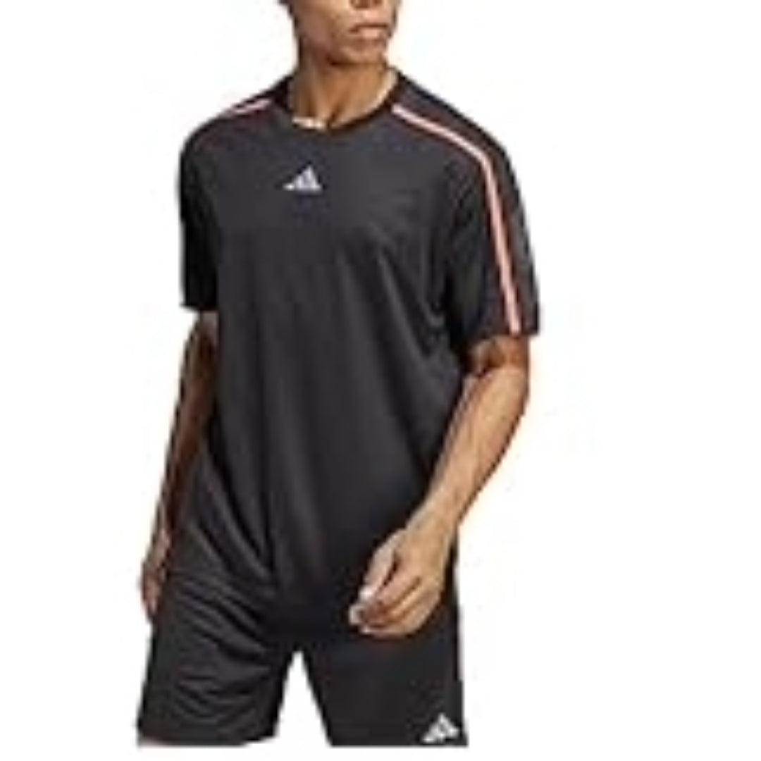 adidas Workout Base T-Shirt 'Black White Red' IB7896