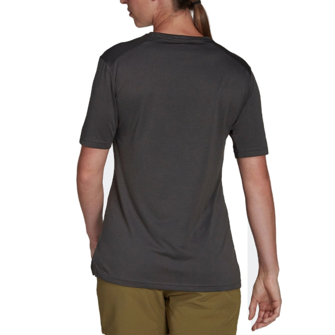 (WMNS) adidas Terrex Multi T-Shirt Asia Sizing 'Black' H53386