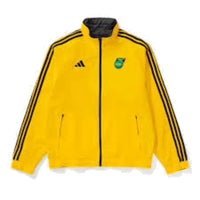 adidas Soccer Jamaica Anthem Jacket Asia Sizing 'Gold' IB7461