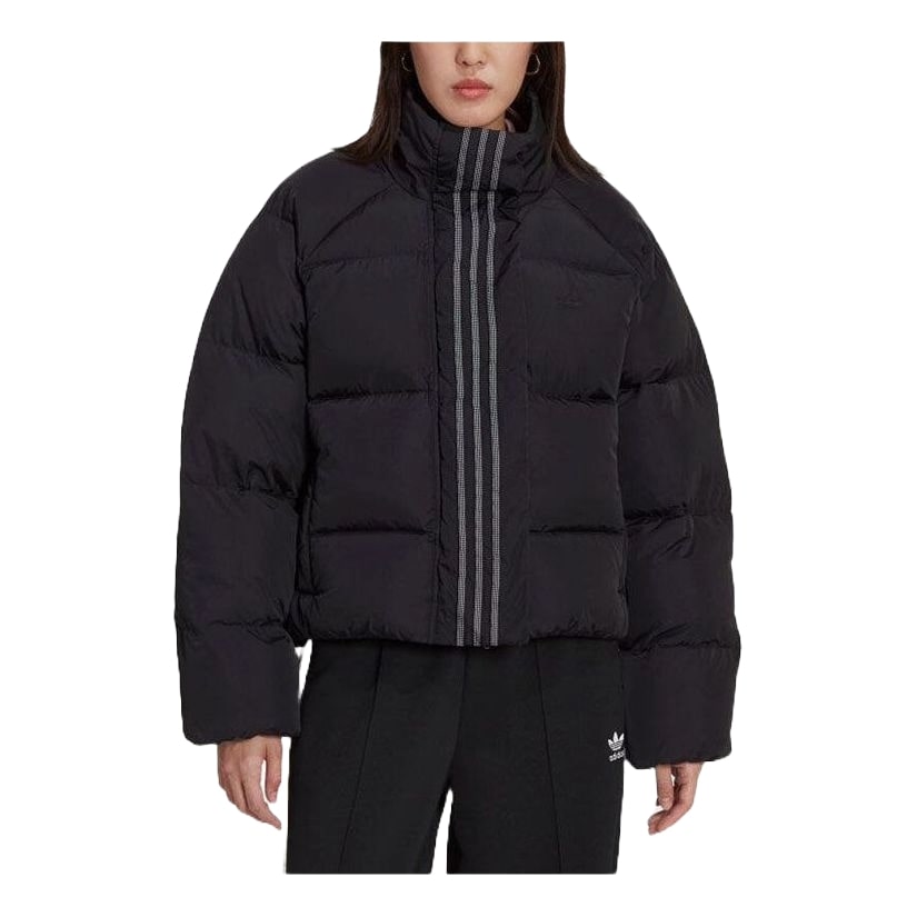 (WMNS) adidas Short Down Jacket 'Black' HM2627
