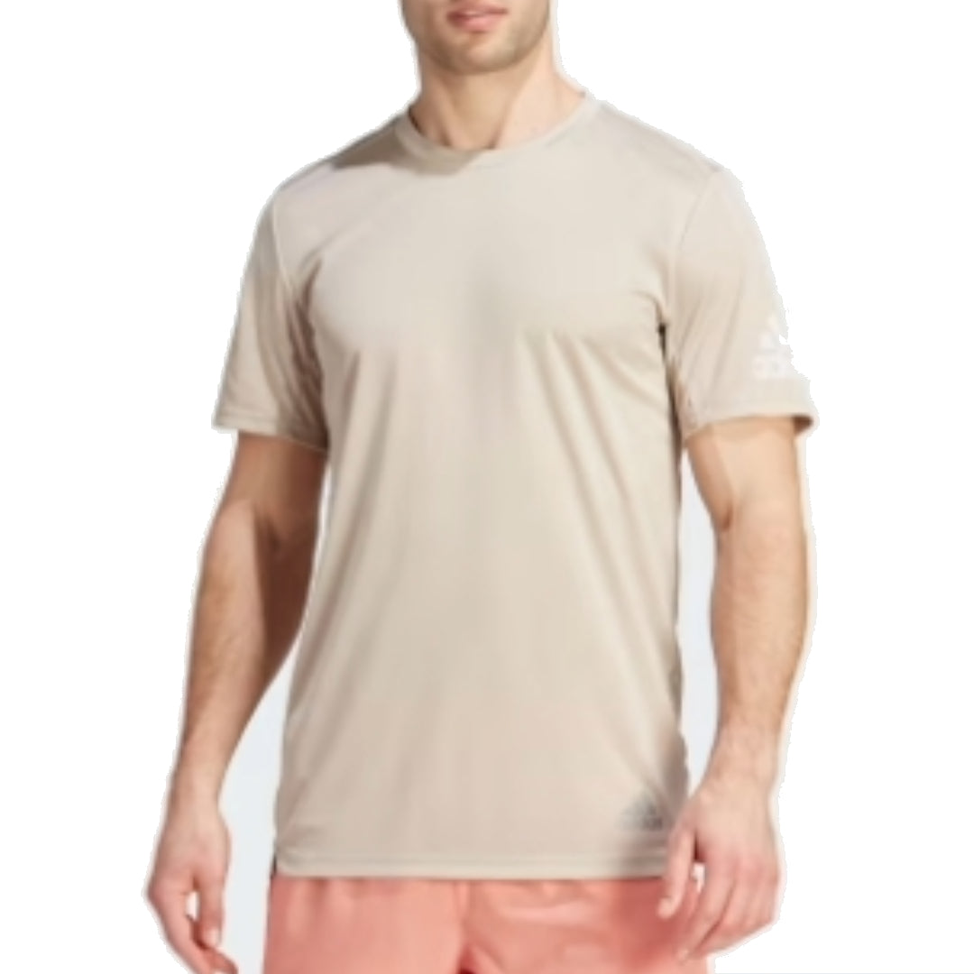 adidas Playera Run It T-Shirt 'Beige' IJ6833