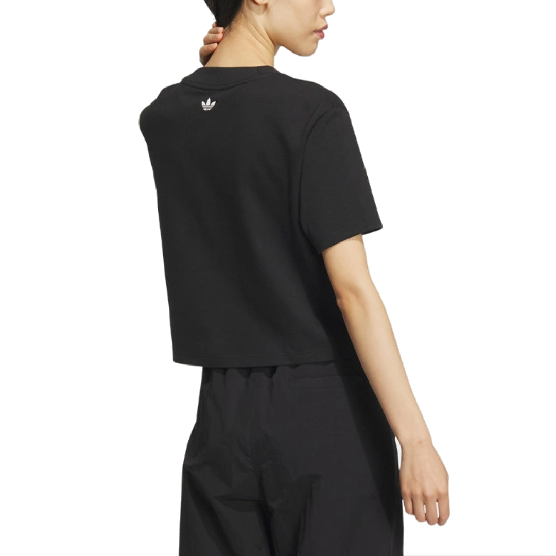 (WMNS) adidas Summer T-Shirt Asia Sizing 'Black' IK8641