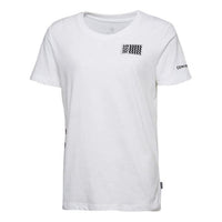 (WMNS) Converse Voltage T-Shirt 'White Black' 10017752-A02