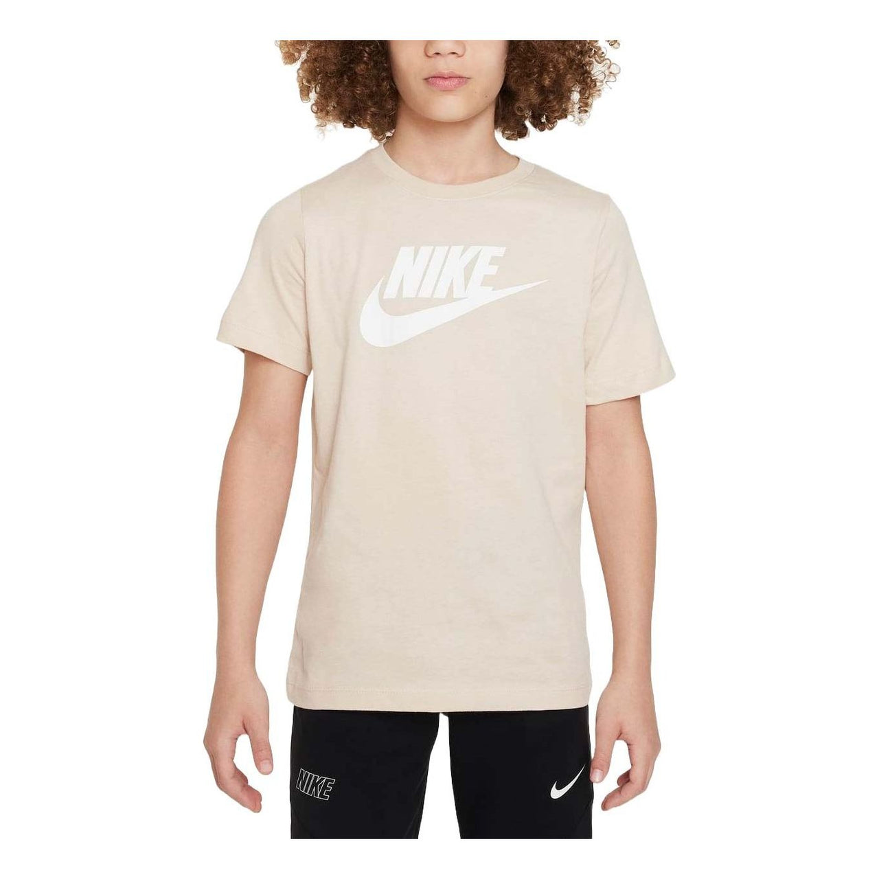 (GS) Nike Sportswear Older Cotton T-Shirt 'Beige' AR5252-126