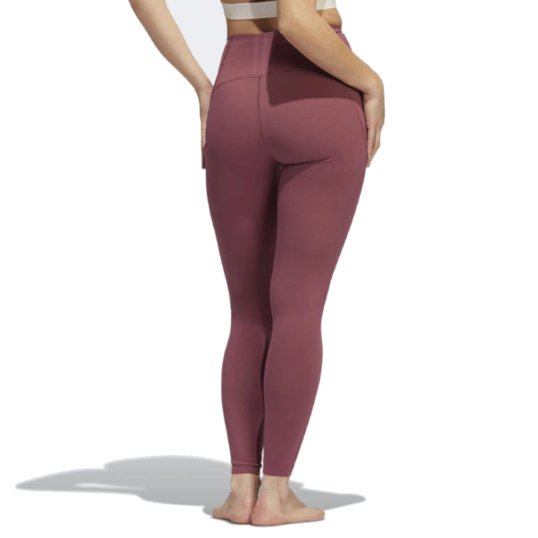 (WMNS) adidas Yoga 4 Elements 7/8 Tights Asia Sizing 'Burgundy' HD4485