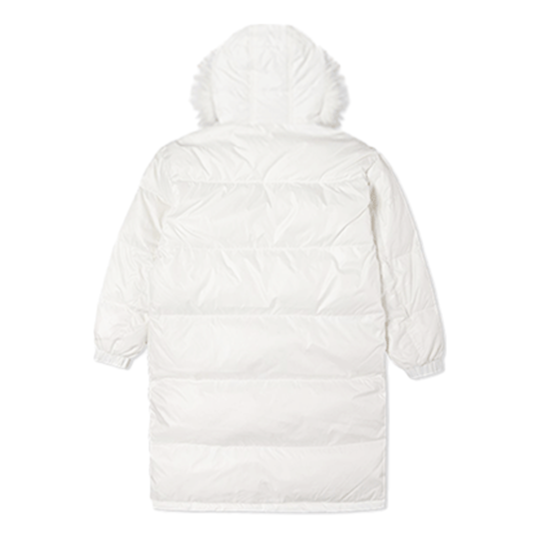 (WMNS) Converse Long Down Jacket 'White' 10021989-A01