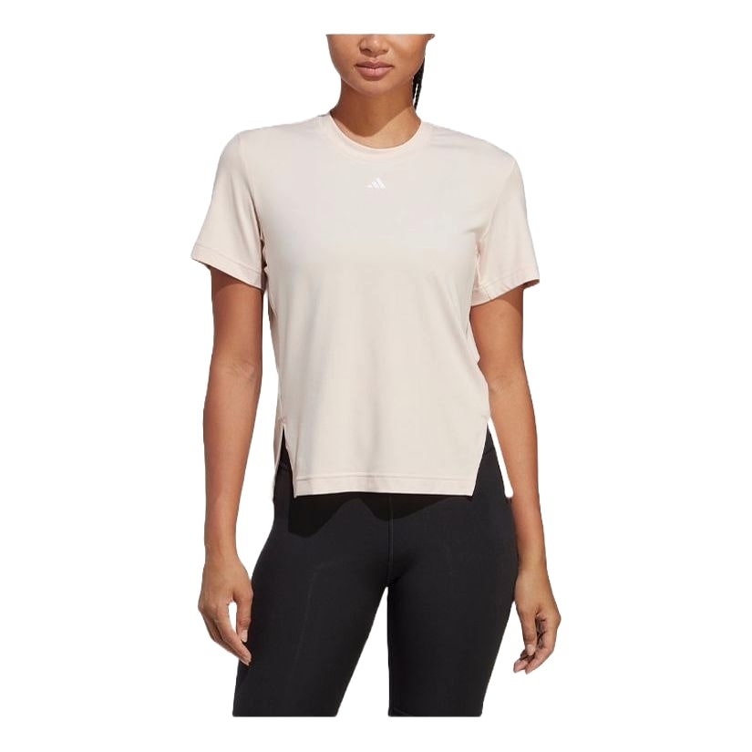 (WMNS) adidas Design 2 Training T-Shirt 'Beige' HR7768