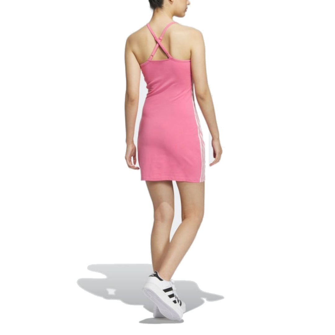 (WMNS) adidas originals Adicolor 3-Stripes Mini Dress Asia Sizing 'Pink' JE6044
