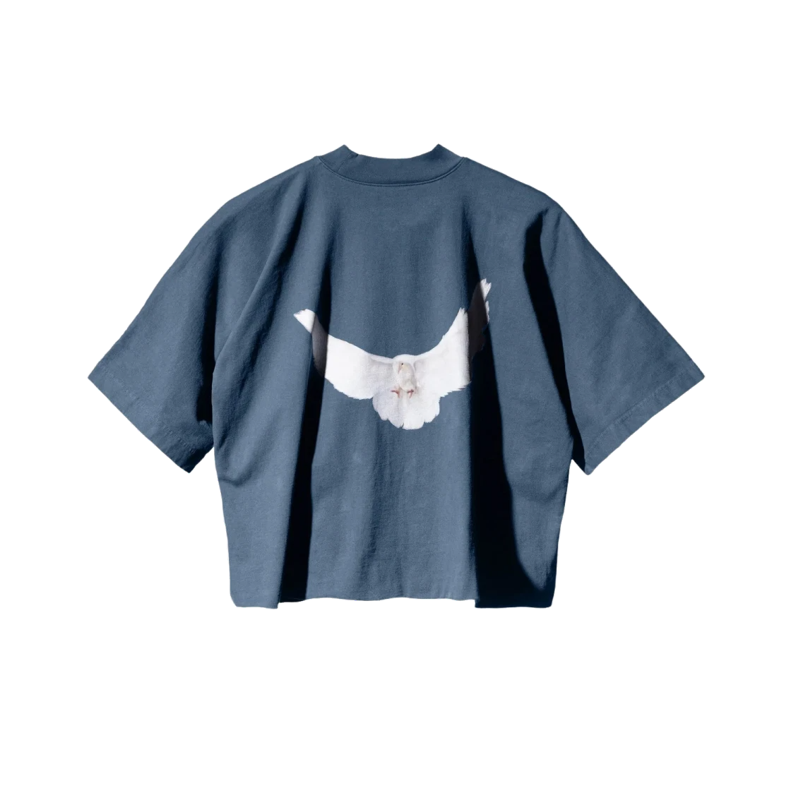 Yeezy Gap Engineered By Balenciaga Dove No Seam T-Shirt 'Dark Blue' 471281-01