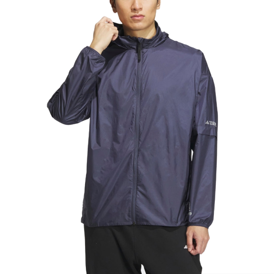 adidas Niuheaven Windbreaker Jacket 'Navy' HY4702