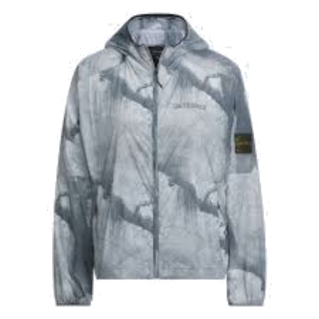 (WMNS) adidas National Geographic Windbreaker Asia Sizing 'Grey' IS9505