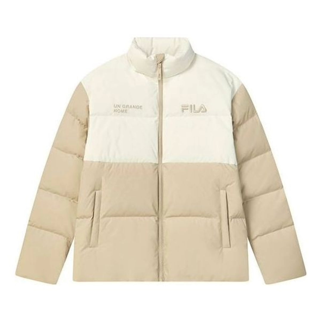 FILA Down Jacket 'Beige White' F11U249903F-LK