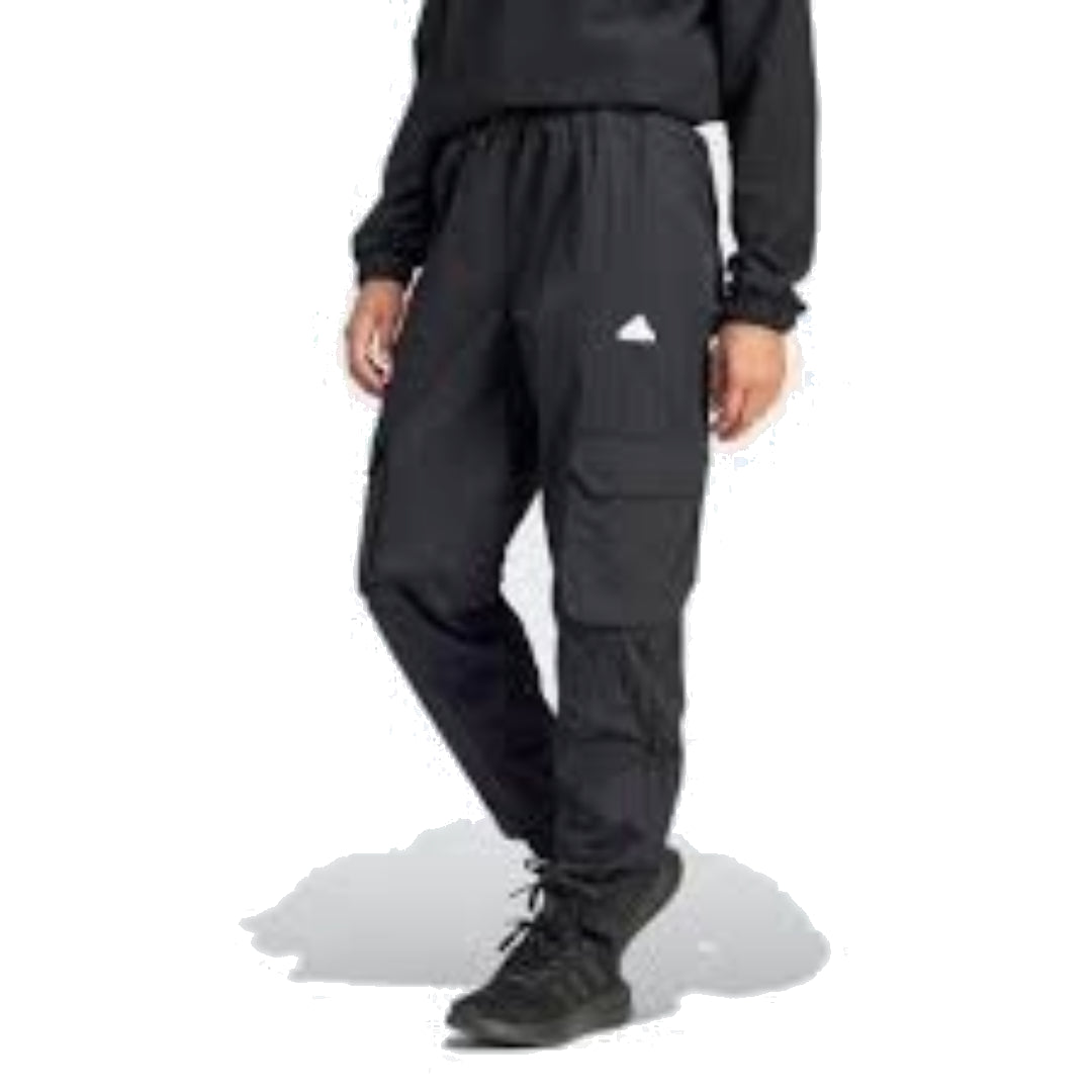(WMNS) adidas City Escape Cargo Tracksuit Bottoms Asia Sizing 'Black' IQ4826