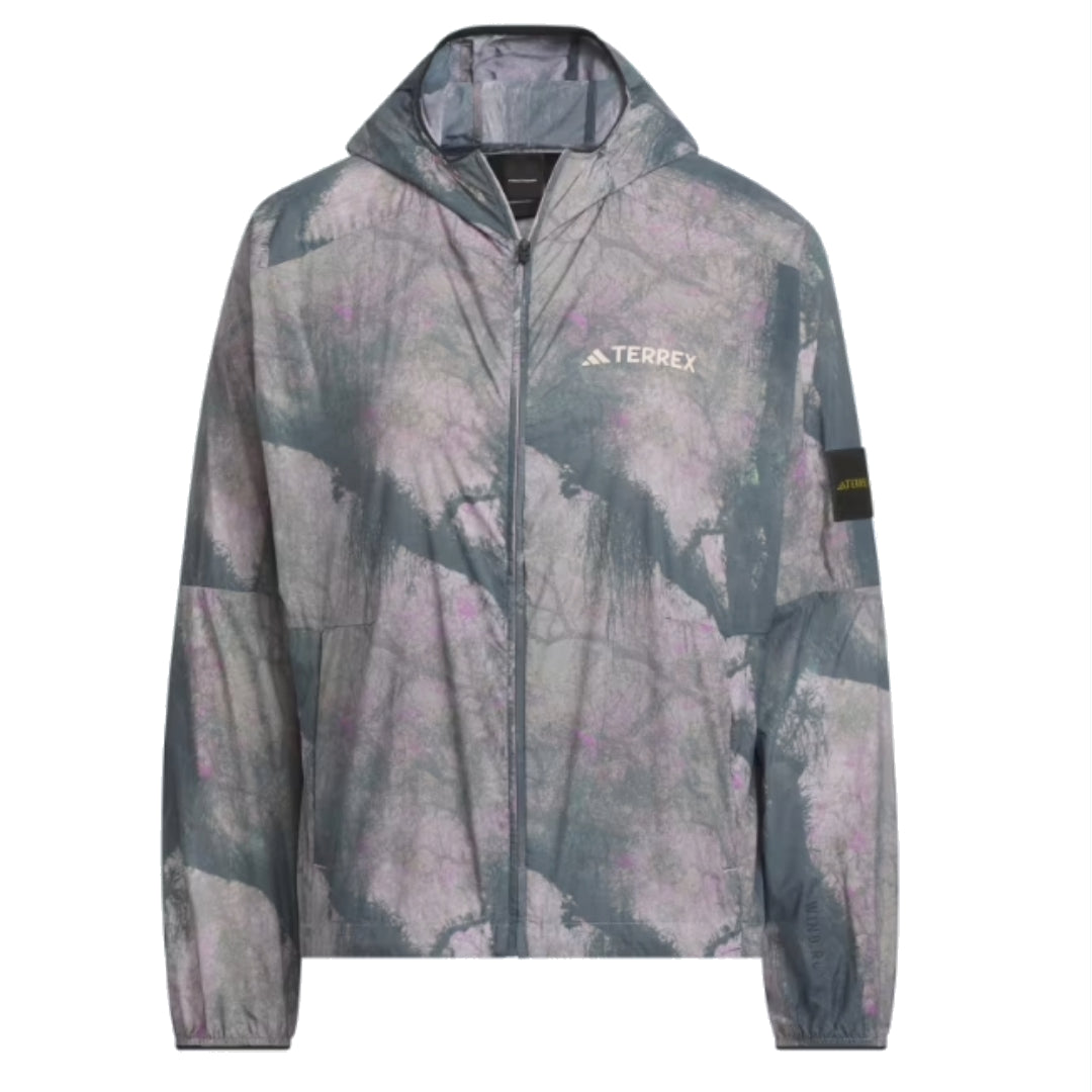 (WMNS) adidas National Geographic Windbreaker Asia Sizing 'Purple' IS9506