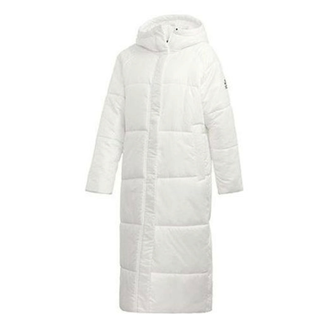 (WMNS) adidas Extended Big Baffle Parka Asia Sizing 'White' EK4814