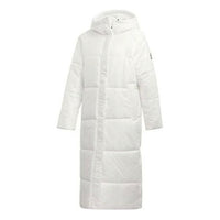 (WMNS) adidas Extended Big Baffle Parka Asia Sizing 'White' EK4814