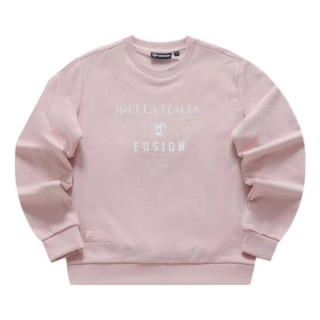 (WMNS) FILA FUSION Logo Printed Sweater 'Pink' T11W345212F-PK