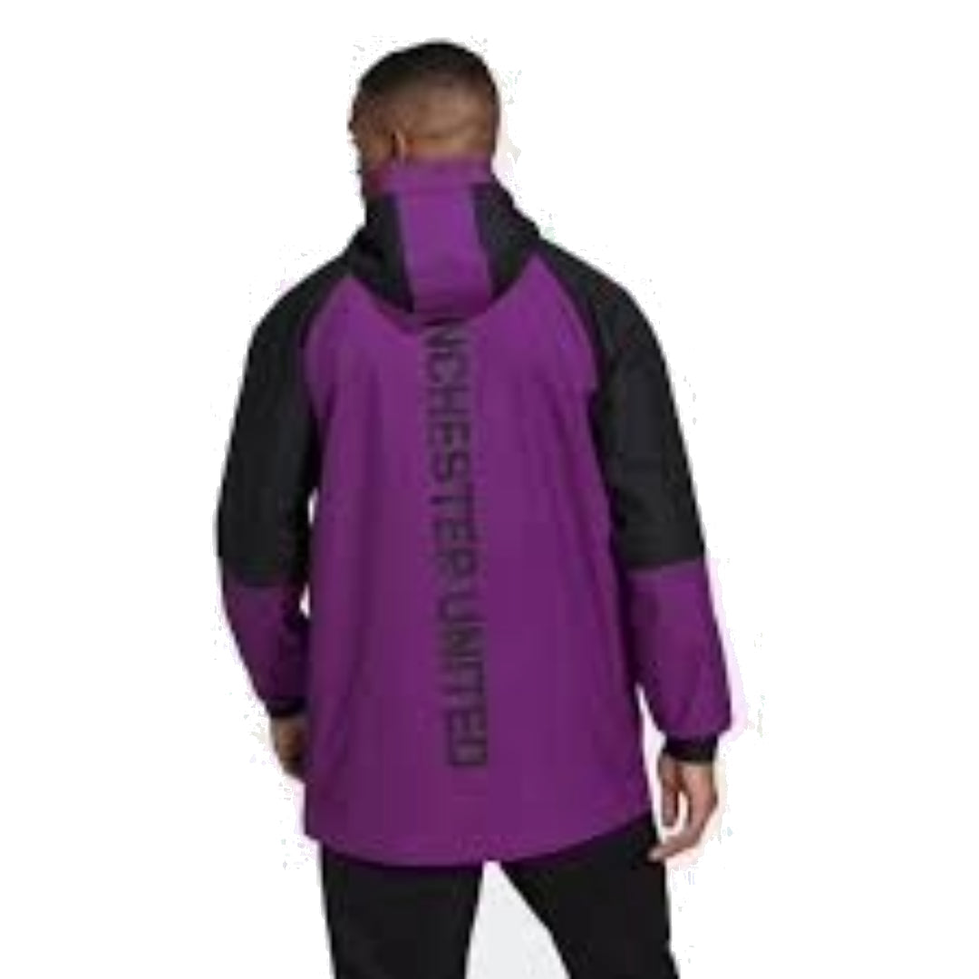 adidas Manchester United Travel Drill Jacket 'Purple Black' GR3910