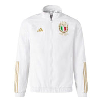 adidas Italy 125th Anniversary Jacket Asia Sizing 'White Gold' HY5437