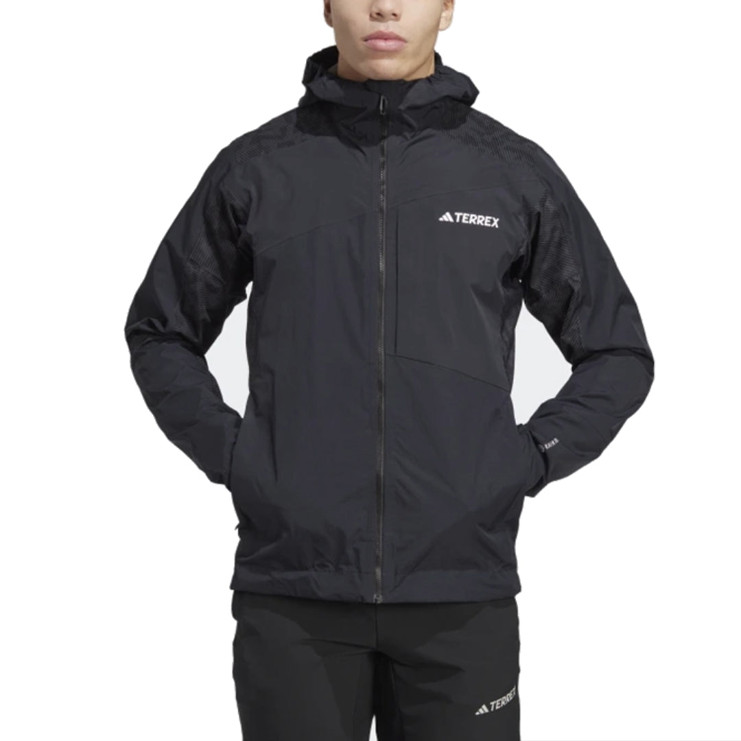 adidas Terrex Xperior Hybrid Rain Jacket 'Black' HN2912