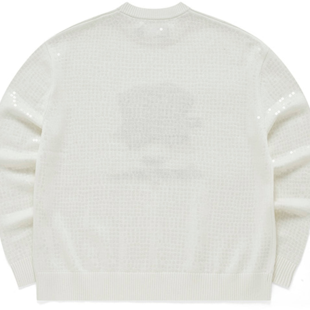 (WMNS) FILA Sport Graphic Sweater 'White Black' F11W218408F-IV