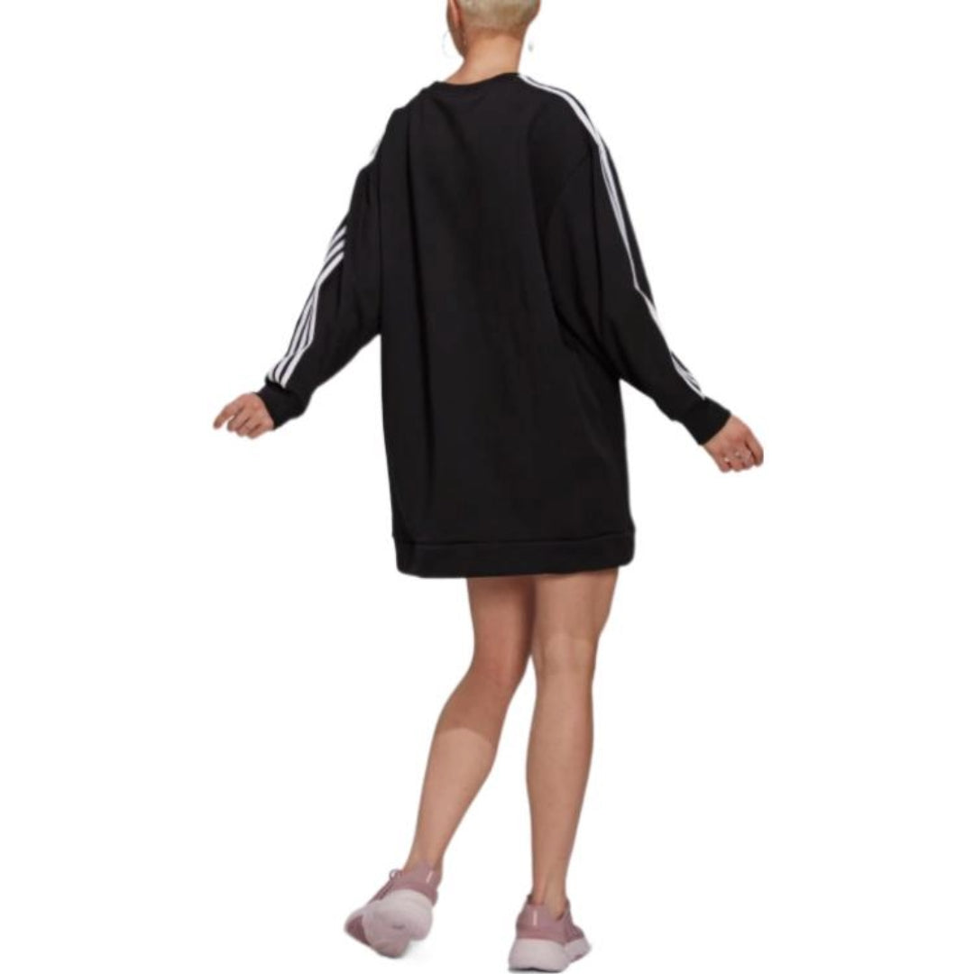 (WMNS) adidas Adicolor Classics Long Sleeve Sweatshirt Dress Asia Sizing 'Black' HM4688