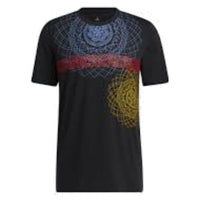 adidas Dame EP GM T-Shirt 'Black Blue Yellow' GR9924