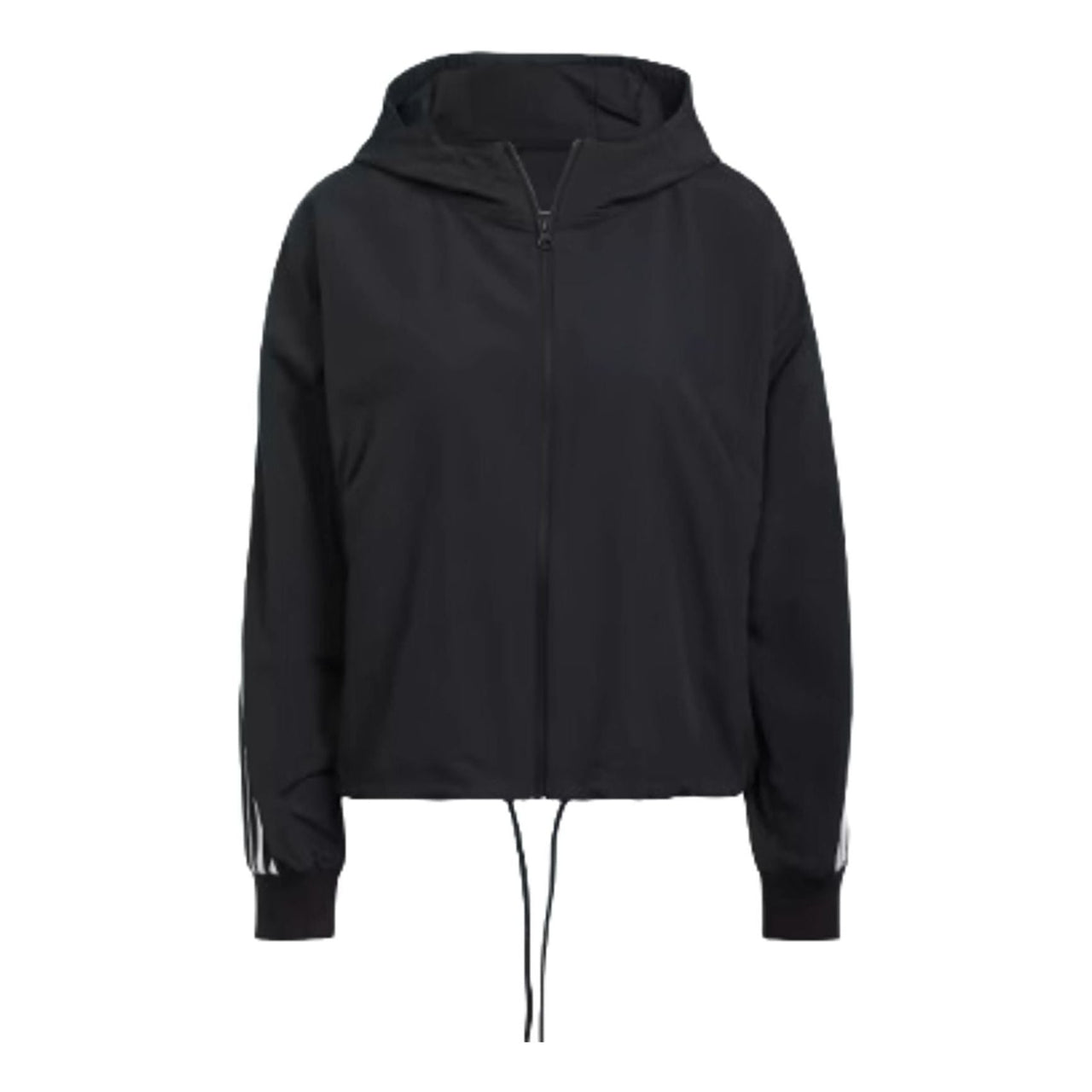 (WMNS) adidas Sportswear Future Icons Woven Windbreaker 'Black' HA8435