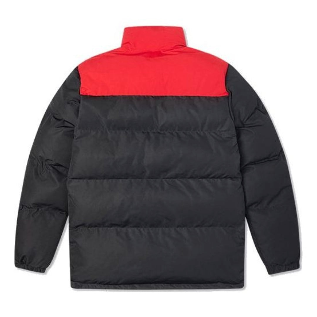 Converse Colorblock Down Jacket 'Black Red' 10020541-A01