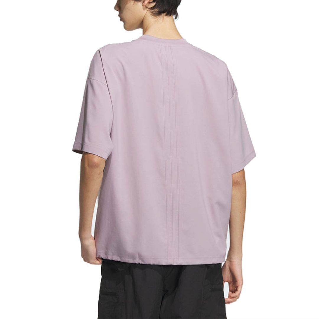 adidas Future Style Woven T-Shirt Asia Sizing 'Purple' JI9868