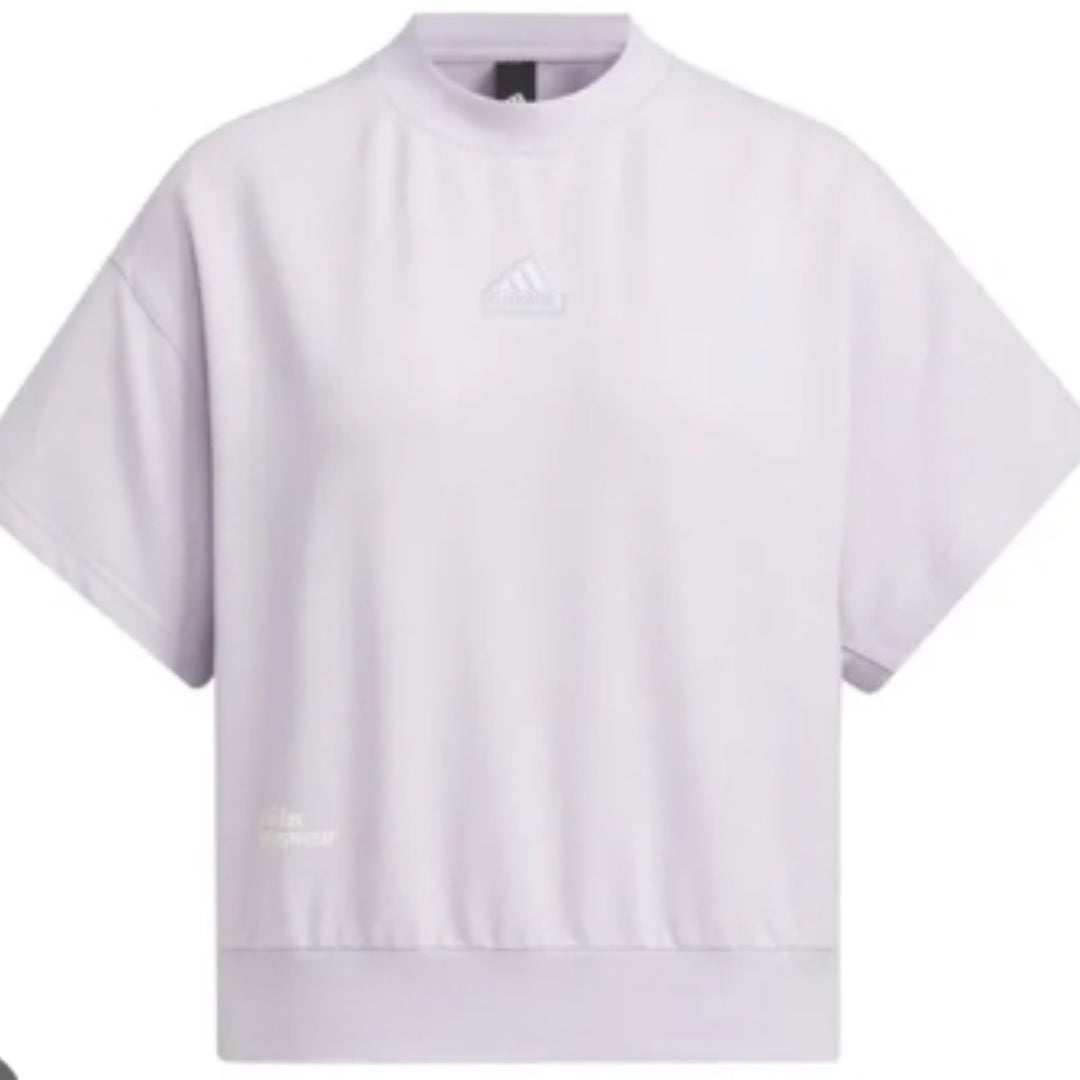 (WMNS) adidas Lounge T-Shirt Asia Sizing 'Purple' IM8867