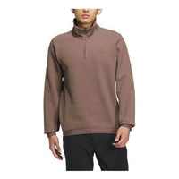 adidas Half-Zip Sleeve Sweatshirt 'Brown' IZ1590