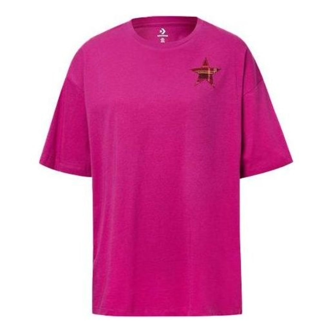 (WMNS) Converse Casual T-Shirt 'Purple' 10020518-A03