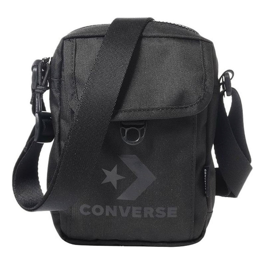 Converse Poly Color Cross Body Shoulder Bag 'Black' 10008299-A01