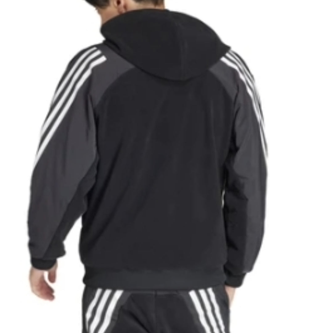 adidas Future Icons 3-Stripes Hoodie 'Black' IB6130